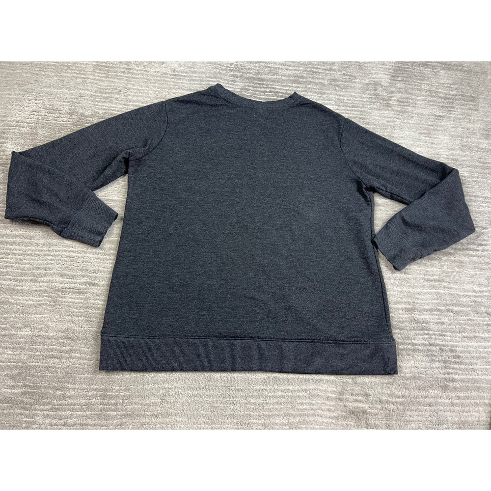 Stars Above Sweatshirt Womens M Gray Beautifully Soft Fleece Crew Neck Relaxed - Picture 8 of 10